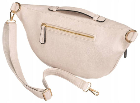 Saszetka z eko skóry PETERSON PTN NER-ALE-3 L.Beige