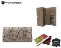 PTN SM-411 Grey leather wallet