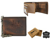 Portfel skórzany N992C-VIN-08 Brown
