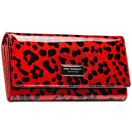 Portfel damski skóra+PU PTN PS122-PDS Red