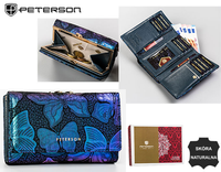 PETERSON PTN 42108-ONBF RFID leather wallet