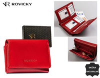 Portfel damski skórzany R-RD-33-GCL Red