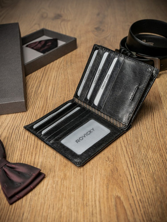 ROVICKY PC-106-BAR RFID leather wallet