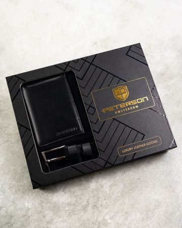 Zestaw portel+pasek PTN N4-NGV-BW Black