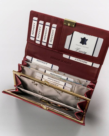 Portfel skórzany ROVICKY RH-24A-1-SAF