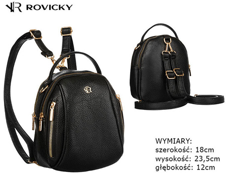 Plecak eko R-KP-11-F19 Black