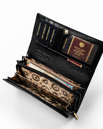 Portfel skórzany RFID PETERSON PTN PL-409