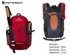 Plecak turystyczny PTN JPS-02 Red+Blue