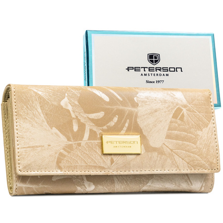 Portfel damski PTN PTN PS401-MLF Beige
