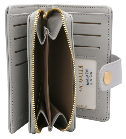 Portfel damski na blistrze 2301-Y5 Gray