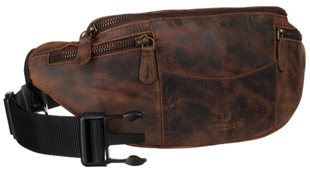 Nerka męska skórzana PETERSON PTN 2507-H Brown