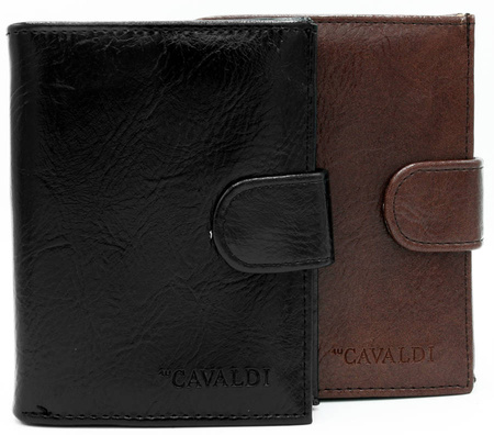 Leatherette men's wallet CAVALDI F18-072W BUNDLE 10 PCS