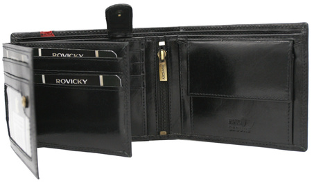 Portfel skórzany RFID ROVICKY 22320-RVTP
