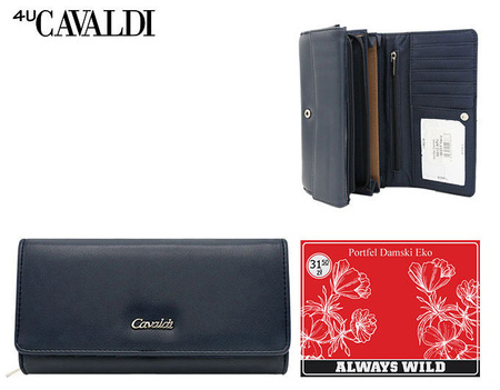 Portfel damski PU n012-APU-BL F.Navy