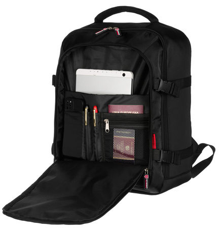 Plecak podróżny PTN PLG-01-D Black+Red
