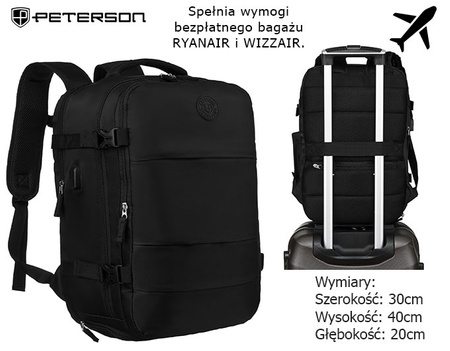 Plecak podróżny PTN 23026 Black