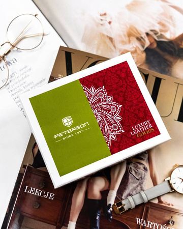 PETERSON PTN LJ-816 RFID leather wallet