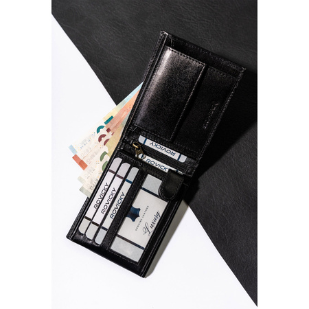 Portfel męski skórzany na blistrze 304-GA-BL